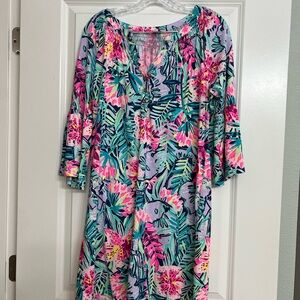 Lilly Pulitzer teigen dress multi slathouse soirée size medium